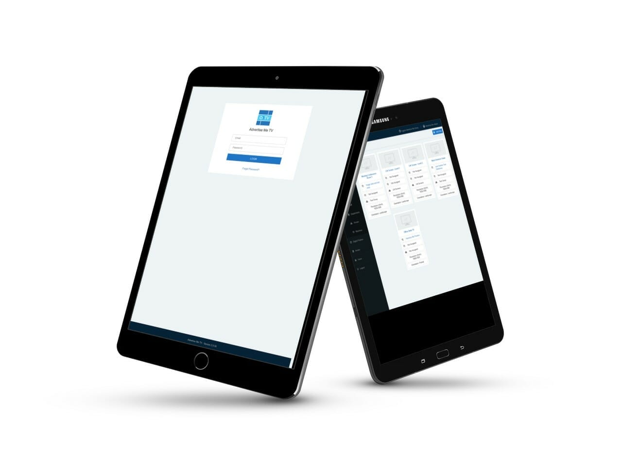 Digital Signage Software Dashboard Advertise Me TV