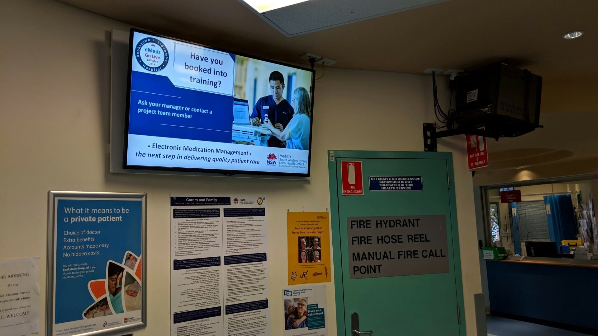 Digital Signage Software Hospitals Welcome Board Advertise Me TV