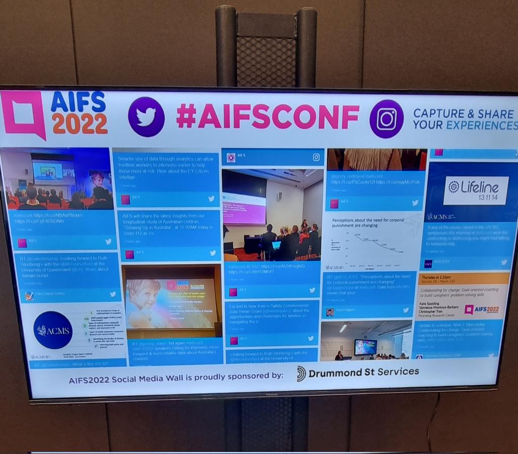 Digital Signage Software - Social Wall AIFSCONF 2022