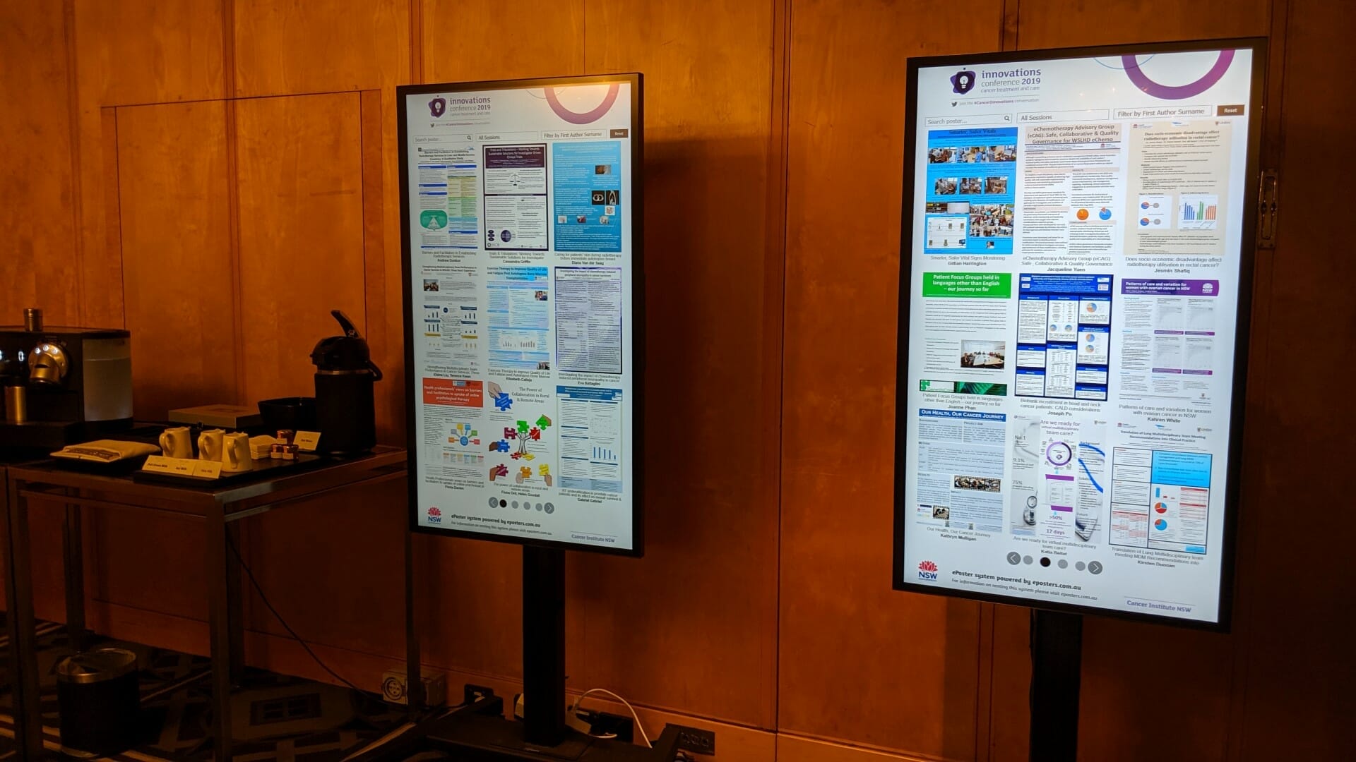 Digital Signage Software ePosters Cancer Institute Conference