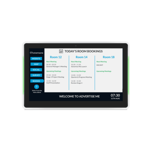 Digital Signage Software Advertise Me TV MEETING ROOM KIOSK DIGITAL SIGNAGE SCREEN