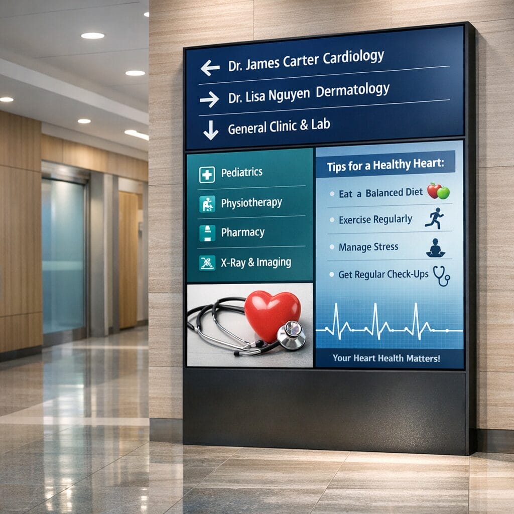 Advertise Me TV WHY MEDICAL CENTRES SHOULD USE DIGITAL SIGNAGE a4144b27 Advertise Me TV WHY MEDICAL CENTRES SHOULD USE DIGITAL SIGNAGE a4144b27